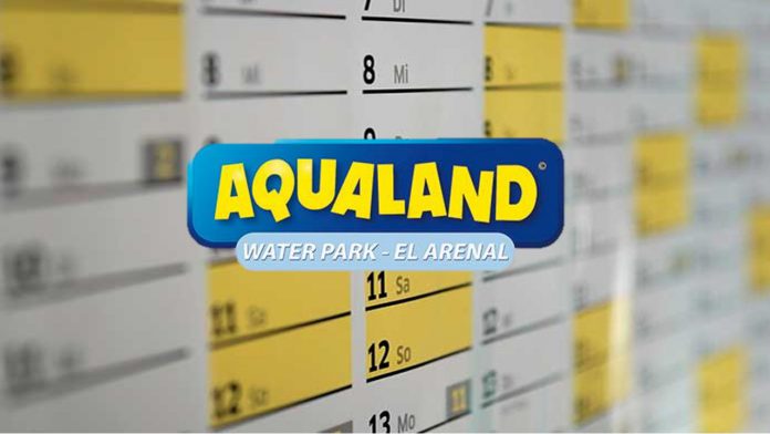 horarios y calendario aqualand