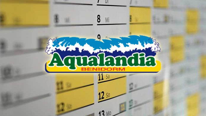 horarios y calendario aqualandia benidorm