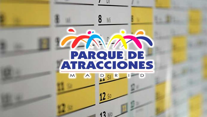 horarios y calendario parque de atracciones madrid