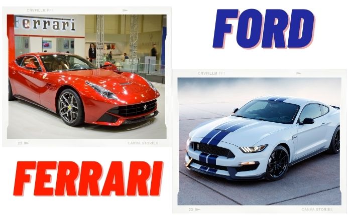 ford vs ferrari las principales diferencias