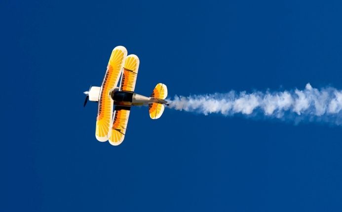 vuelo acrobático en Barcelona